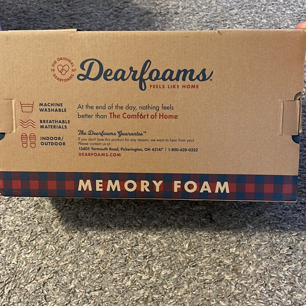 Dear foams men’s memory foam slippers - Picture 5 of 5